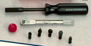 WFMC ratchet and screwdriver handle and inserts 